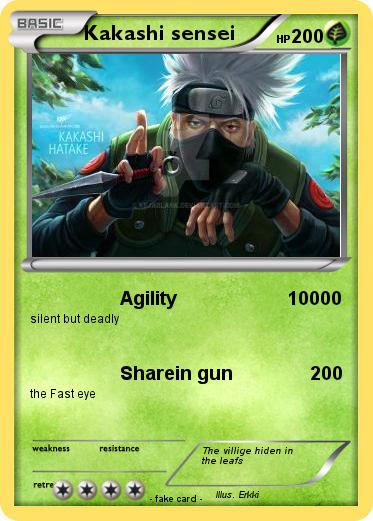 Pokemon Kakashi sensei