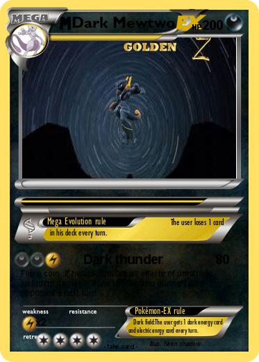 Pokemon Dark Mewtwo