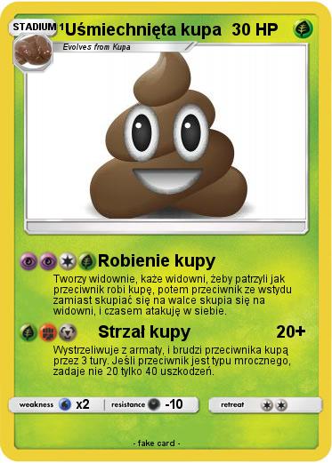 Pokemon Uśmiechnięta kupa
