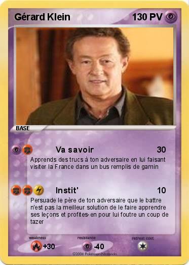 Pokemon Gérard Klein