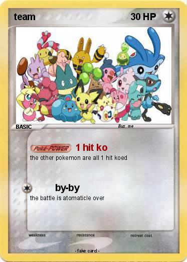 Pokemon team