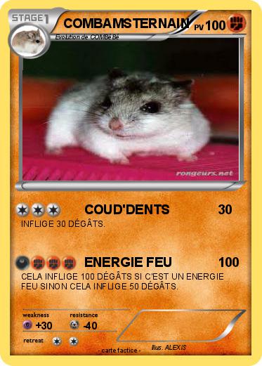 Pokemon COMBAMSTERNAIN