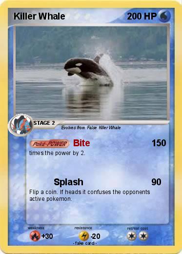 Pokemon Killer Whale