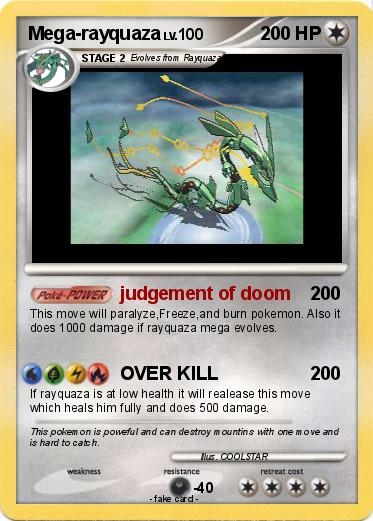 Pokemon Mega-rayquaza