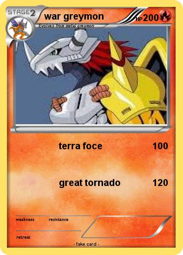 Pokemon war greymon