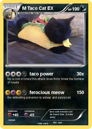 Pokemon M Taco Cat EX