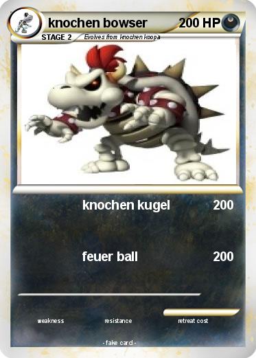 Pokemon knochen bowser