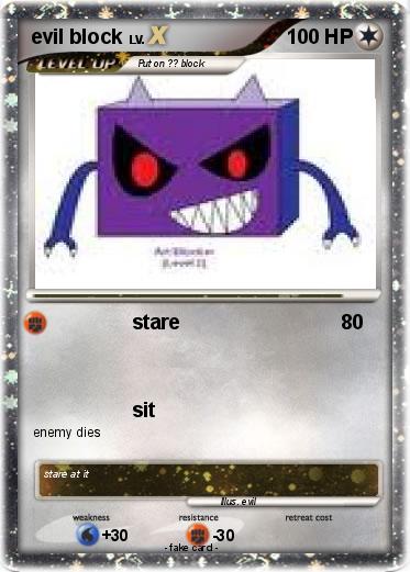 Pokemon evil block