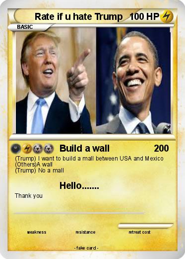 Pokemon Rate if u hate Trump