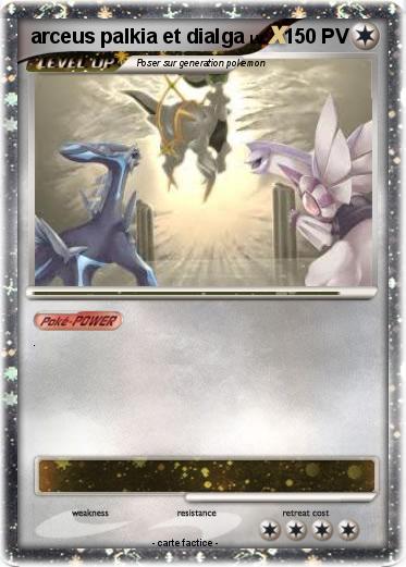 Pokemon arceus palkia et dialga
