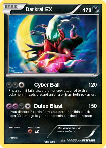 Pokemon Darkrai EX