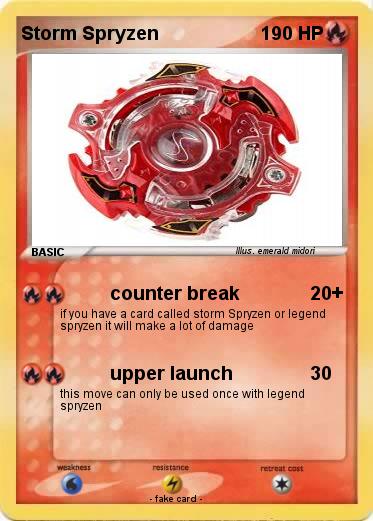 Pokemon Storm Spryzen