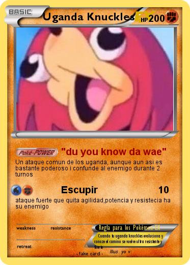 Pokemon Uganda Knuckles