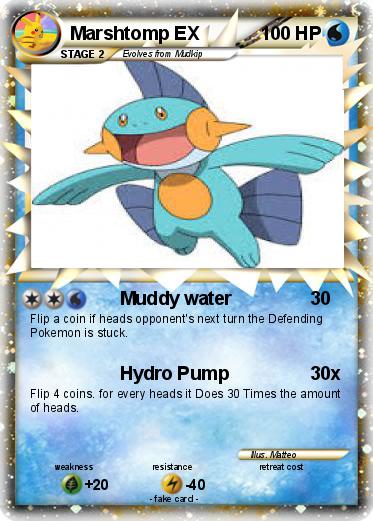 Pokemon Marshtomp EX