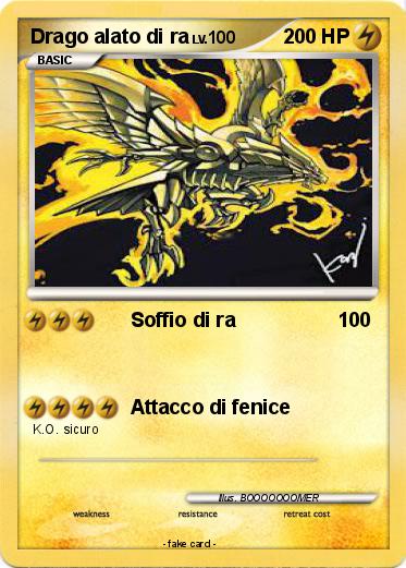 Pokemon Drago alato di ra