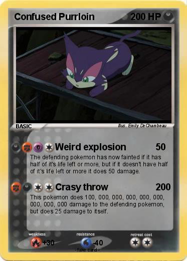 Pokemon Confused Purrloin