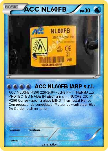 Pokemon ACC NL60FB