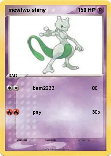 Pokemon mewtwo shiny