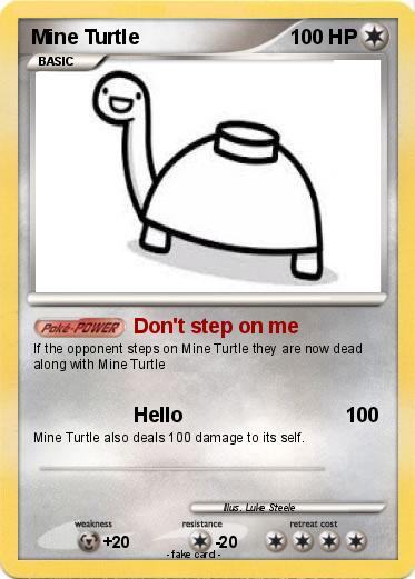 Pokemon Mine Turtle