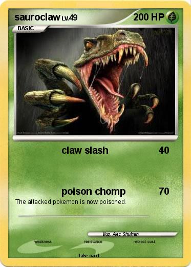 Pokemon sauroclaw