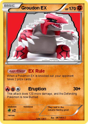 Pokemon Groudon EX