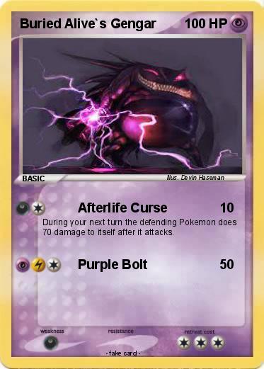 Pokemon Buried Alive`s Gengar