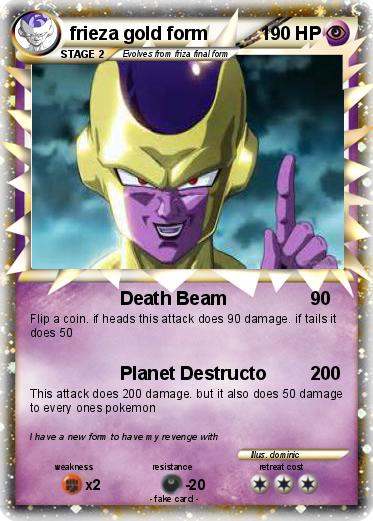 Pokemon frieza gold form