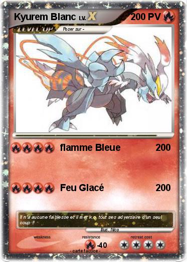 Pokemon Kyurem Blanc
