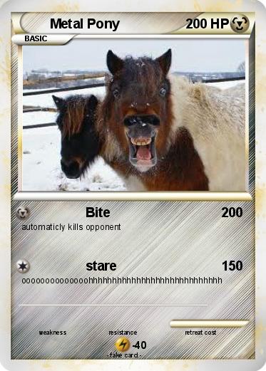 Pokemon Metal Pony