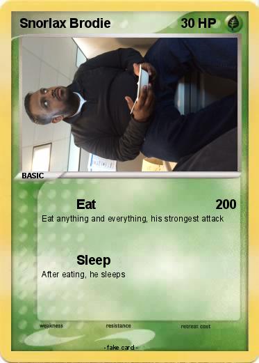 Pokemon Snorlax Brodie