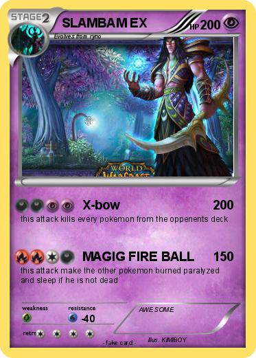 Pokemon SLAMBAM EX