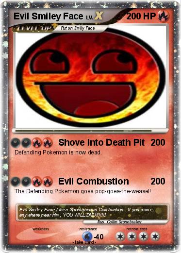 Pokemon Evil Smiley Face