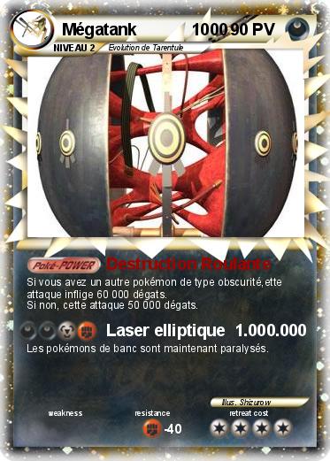 Pokemon Mégatank            1000