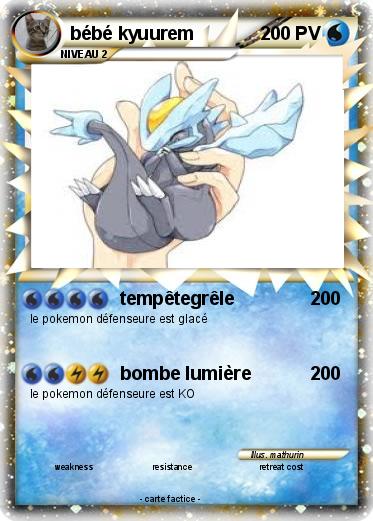 Pokemon bébé kyuurem