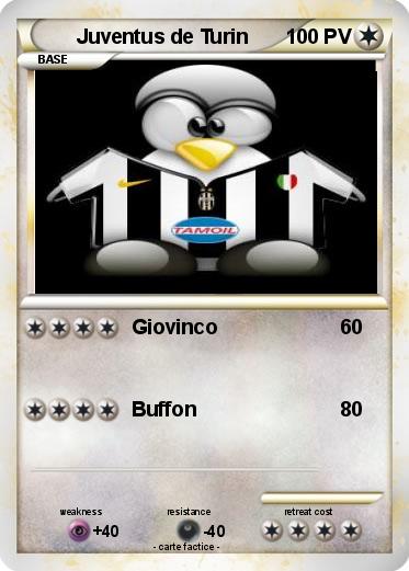 Pokemon Juventus de Turin