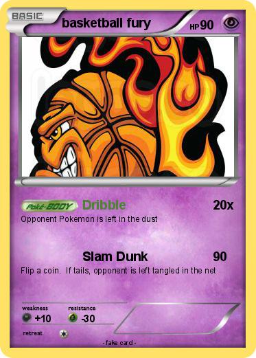 Pokemon basketball fury