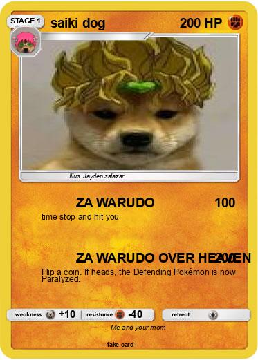 Pokemon saiki dog