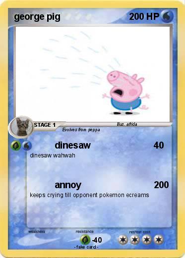 Pokemon george pig