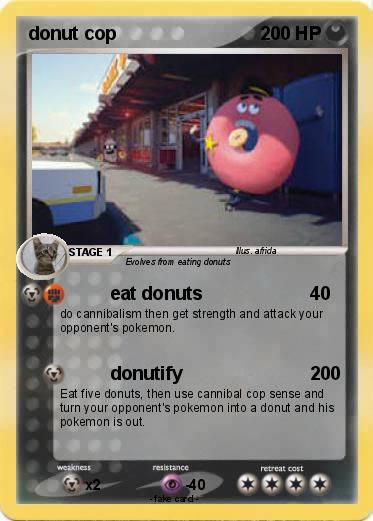 Pokemon donut cop