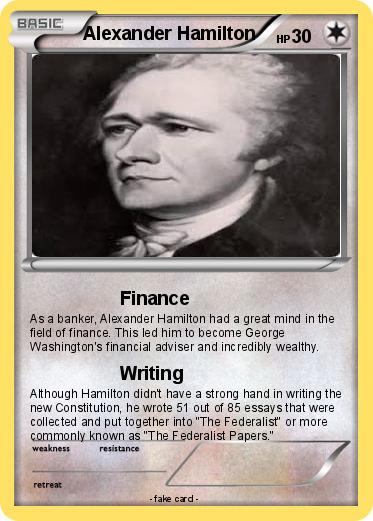 Pokemon Alexander Hamilton