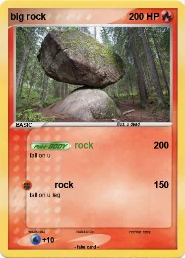 Pokemon big rock
