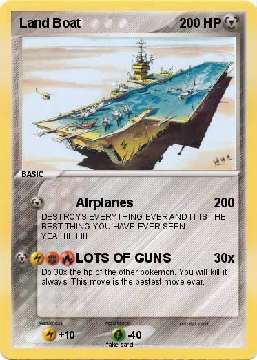 Pokemon Land Boat