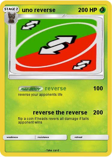 Pokemon uno reverse