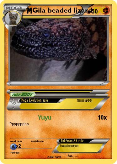 Pokemon Gila beaded lizard