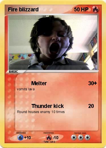 Pokemon Fire blizzard