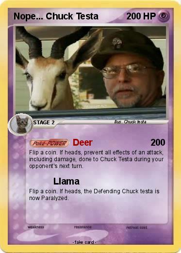 Pokemon Nope... Chuck Testa