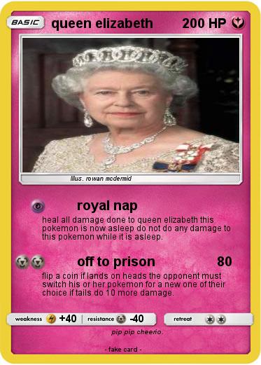 Pokemon queen elizabeth