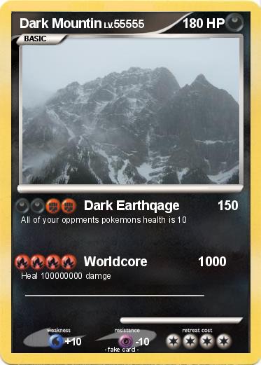 Pokemon Dark Mountin
