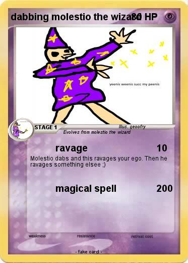 Pokemon dabbing molestio the wizard