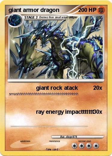 Pokemon giant armor dragon
